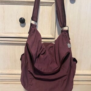 Lululemon Athletica Dark Purple Shoulder Bag